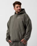 Signature Double-Layer Luxe Hoodie – Ash Grey