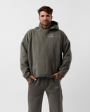 Signature Double-Layer Luxe Hoodie – Ash Grey