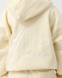 Signature Double-Layer Luxe Hoodie – Bone