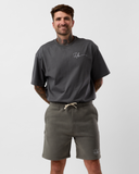 Signature Double-Layer Shorts – Ash Grey