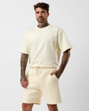 Signature Double-Layer Shorts – Bone