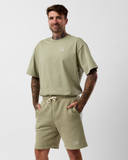 Signature Double-Layer Shorts – Moss
