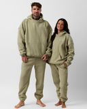 Signature Double-Layer Track Pants – Moss
